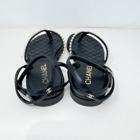 Chanel Pearl Strap Sandals - Picture 8 of 8